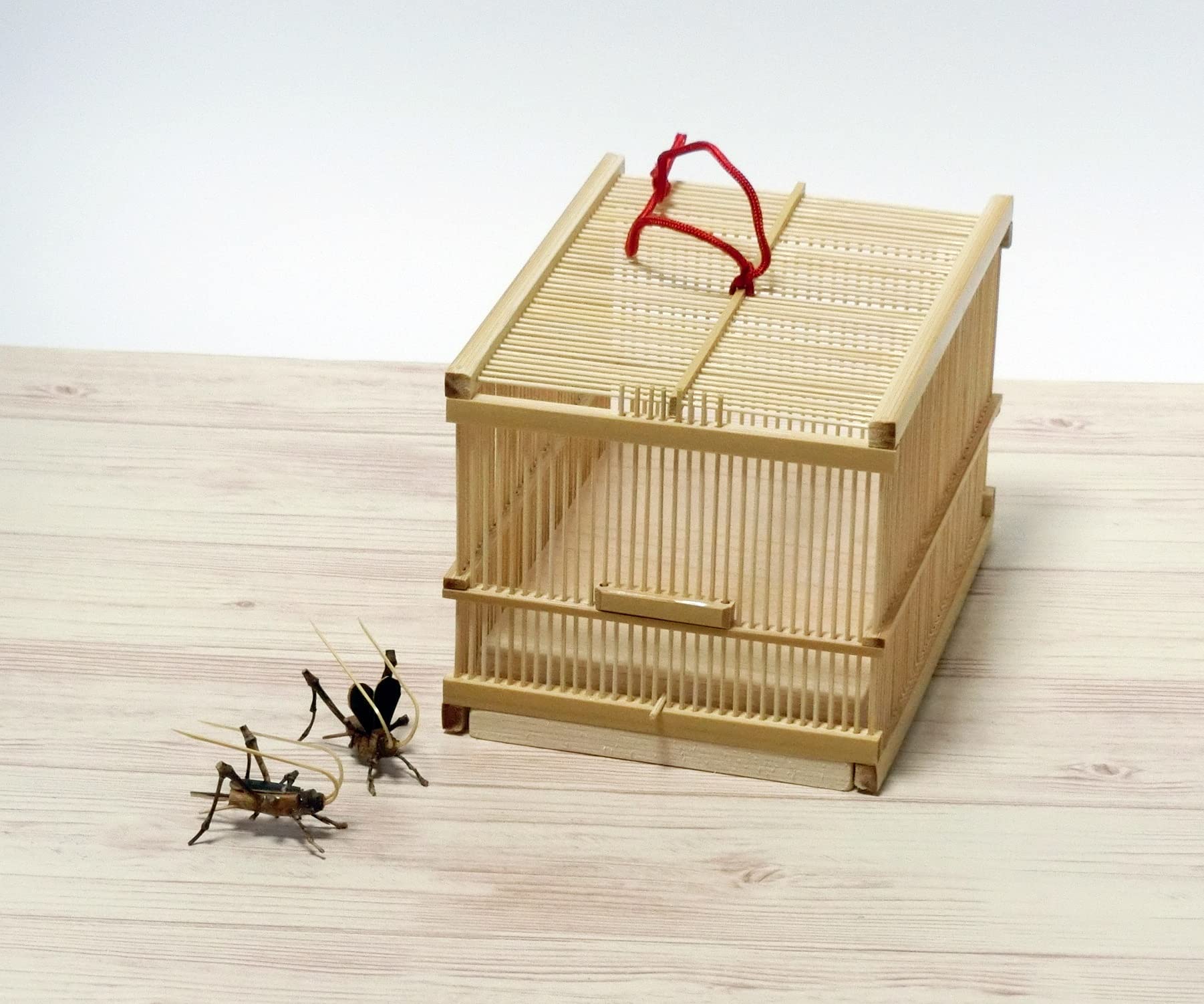 Amazon.co.jp: 伝統的工芸品 駿河竹千筋細工 虫籠 兼翠 : ホーム＆キッチン